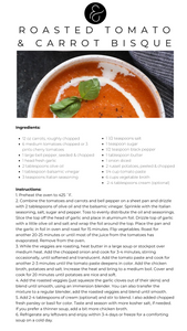 Roasted Tomato & Carrot Bisque