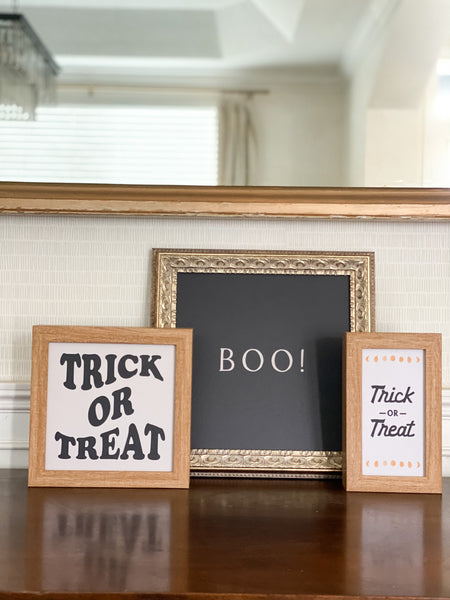 Trick or Treat Wood Sign | Small