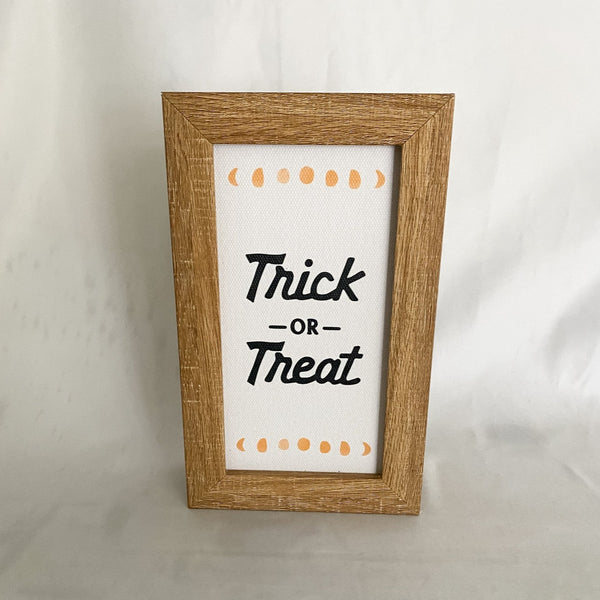 Trick or Treat Wood Sign | Small