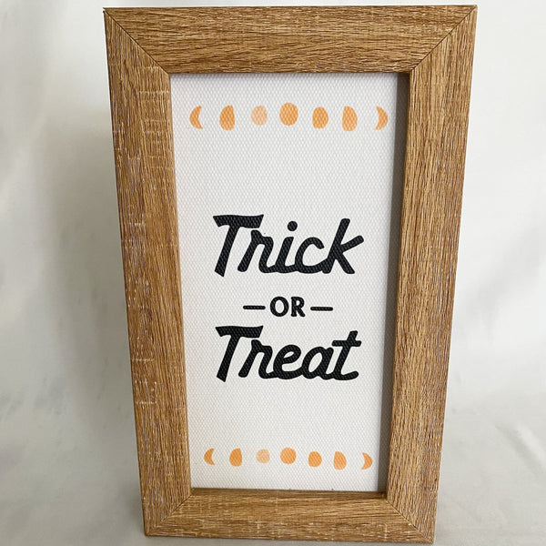 Trick or Treat Wood Sign | Small