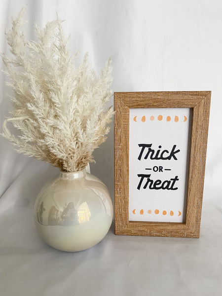 Trick or Treat Wood Sign | Small