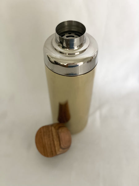Cocktail Shaker with Copper Lid