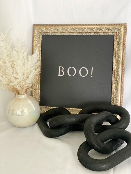 Faux Pampas Grass in Ceramic Vase