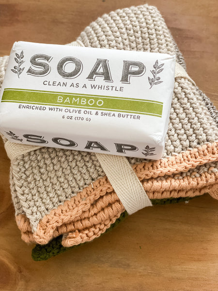 Soap & Washcloth Gift Bundle