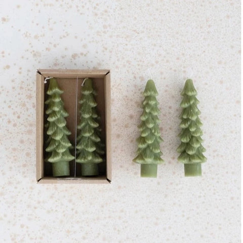 Unscented Tree Taper Candles | Set of 2 | Small