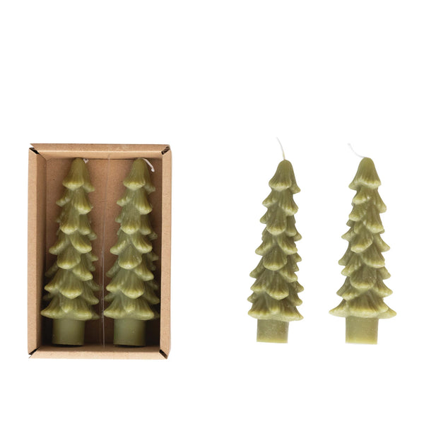 Unscented Tree Taper Candles | Set of 2 | Small