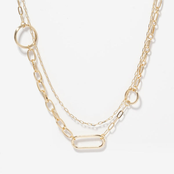 Link Chain Layered Necklace