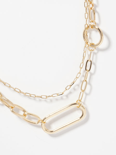 Link Chain Layered Necklace