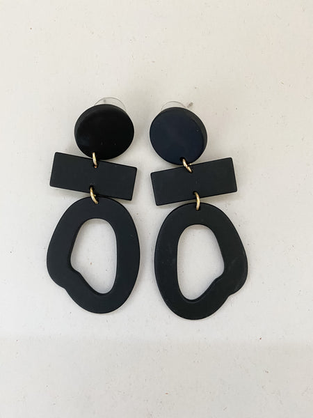 Geometric Acrylic Dangle Earrings