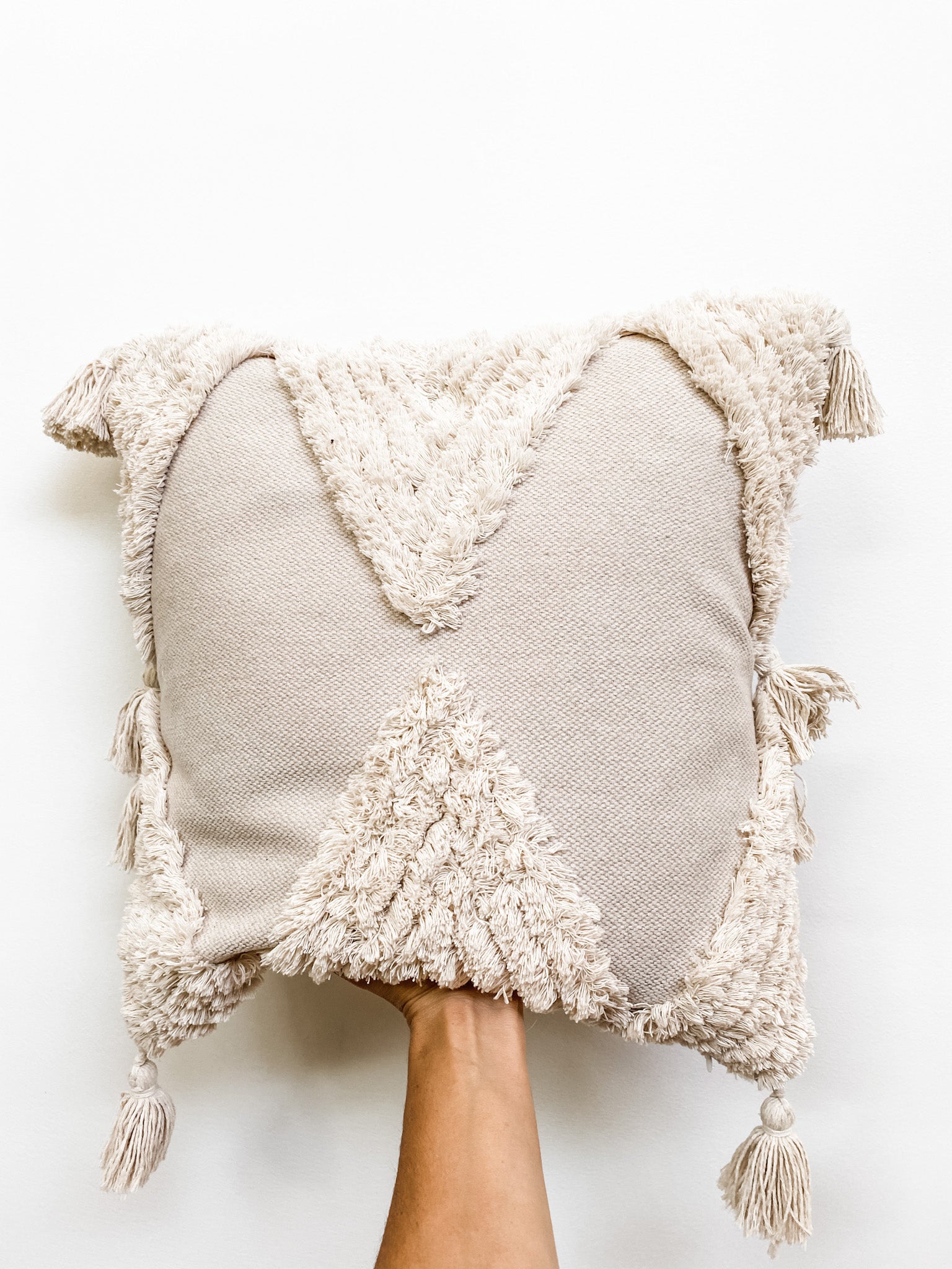 Bohemian Tassel Pillow Cover