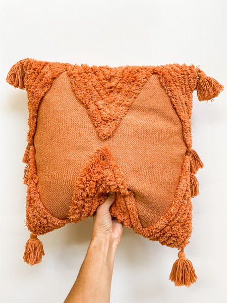 Bohemian Tassel Pillow Cover