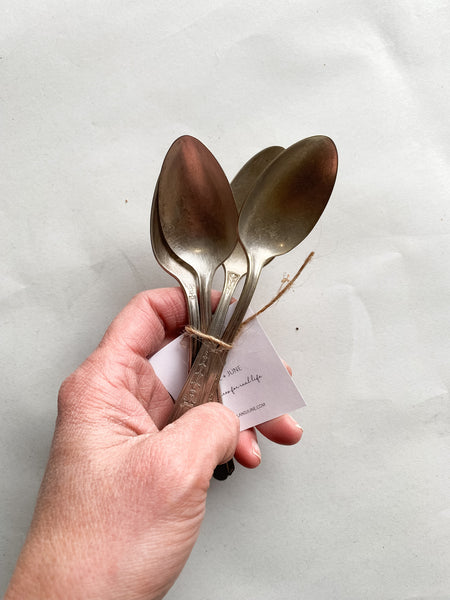 FOUND Set of Silver Spoons | Set of 4