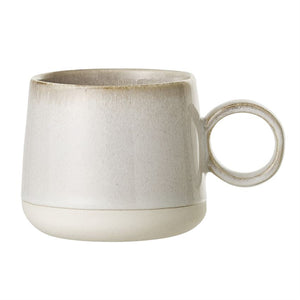 Modern Stoneware Cream Mug