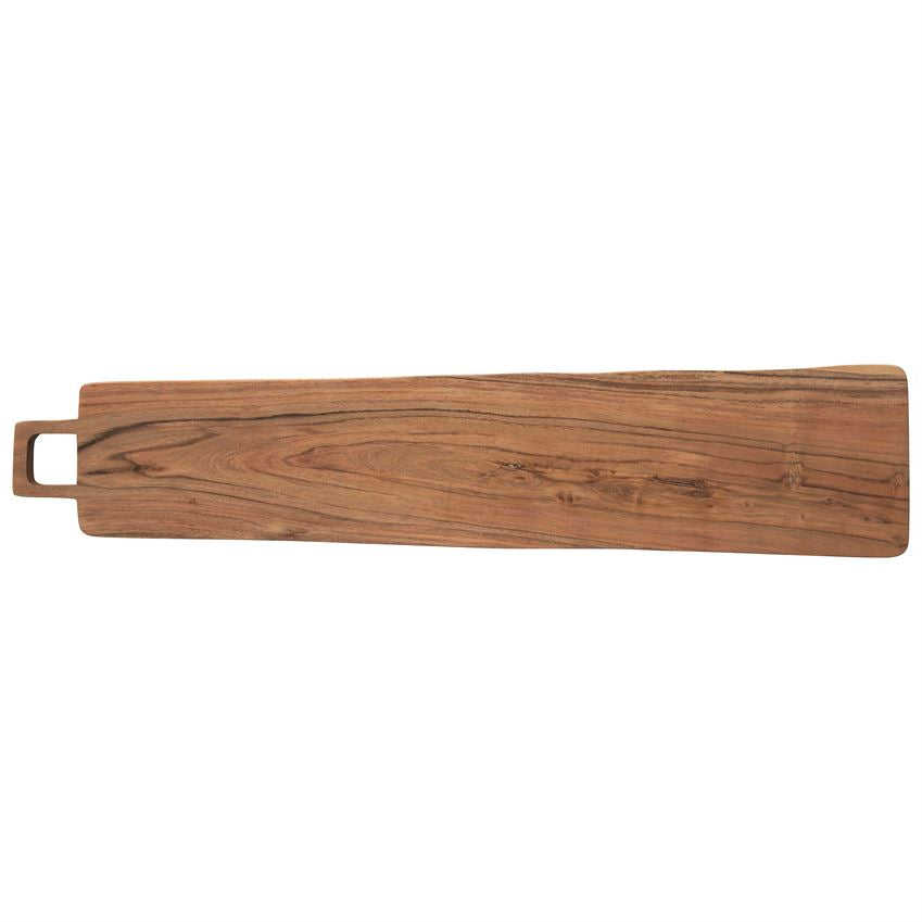 Long Acacia Wood Charcuterie Board