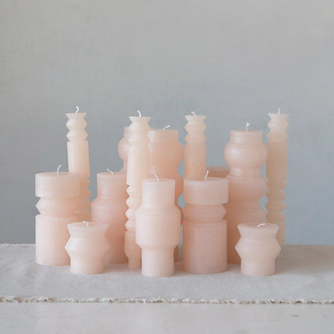 Round Totem Pillar Candle