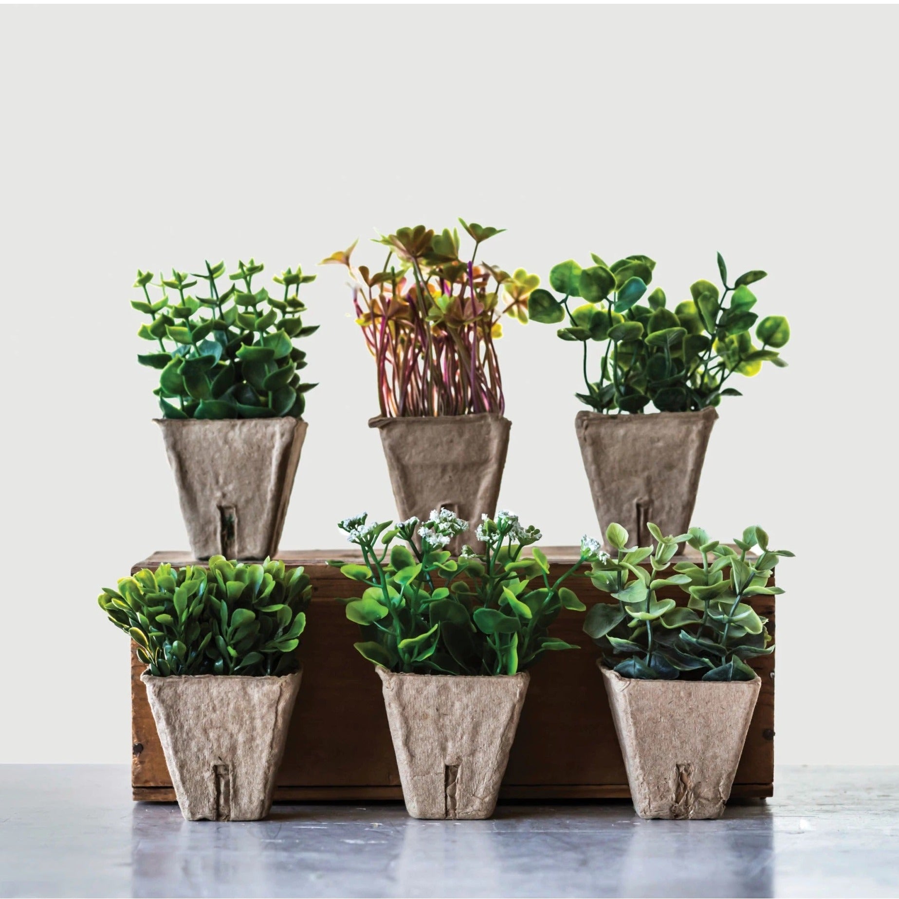 Spring Potted Faux Plants