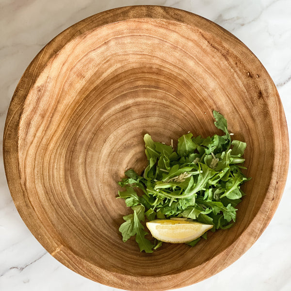 Large Wood Salad Bowl