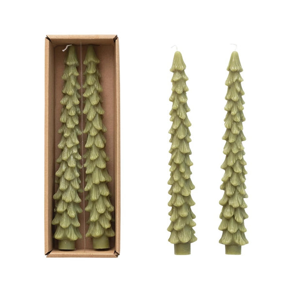 Unscented Tree Taper Candles | Set of 2 | Large